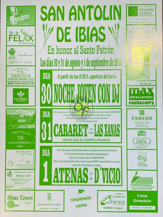 Fiestas de San Antolín de Ibias 2019