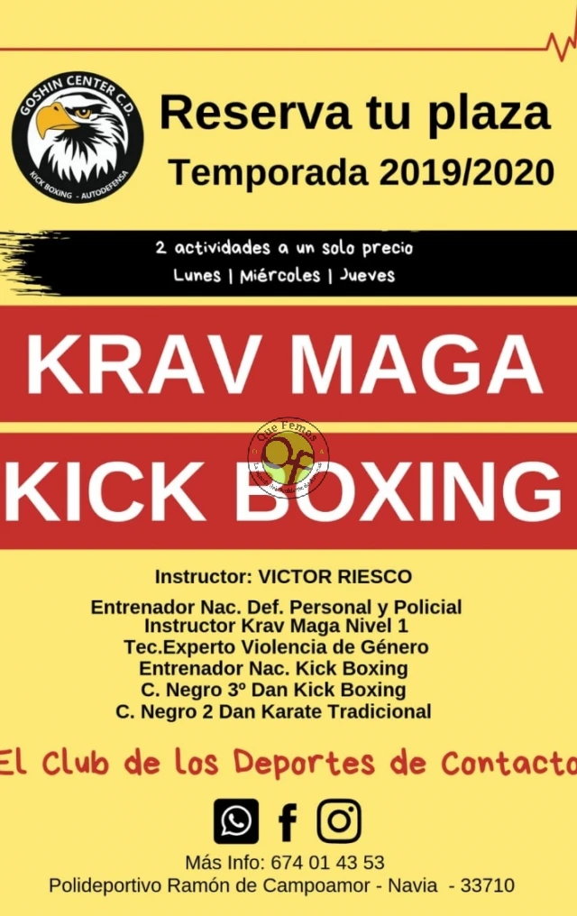 Krav Maga y Kick Boxing, arranca la temporada 2019/2020 en Goshin Center C.D.