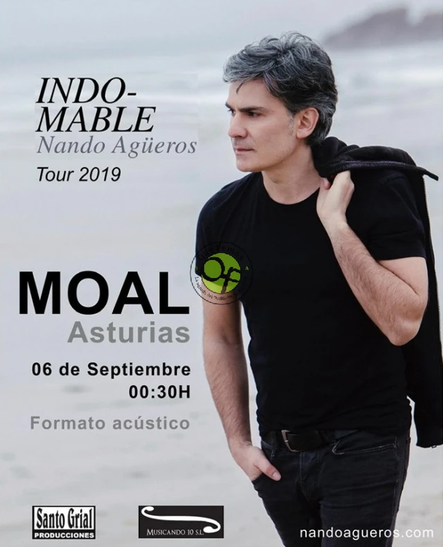 Moal acoge el próximo concierto de Nando Agüeros