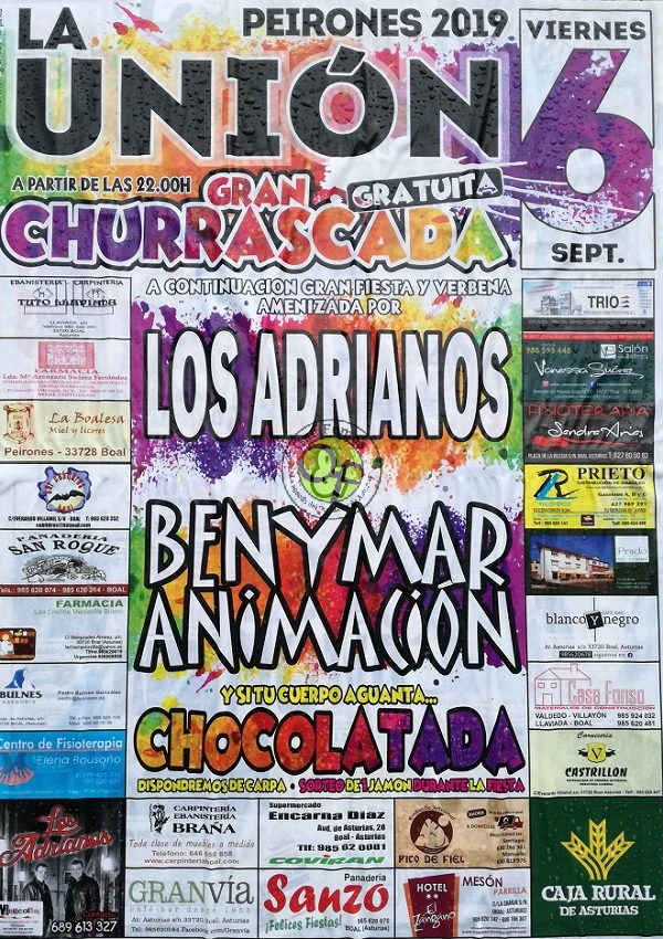 Fiesta de La Unión 2019 en Peiróis