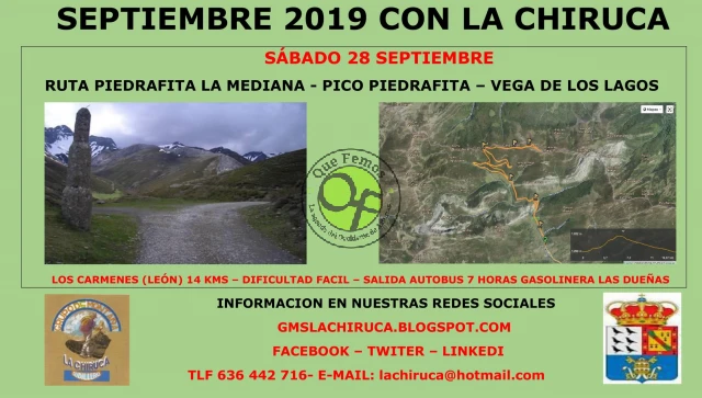 Grupo de Montaña La Chiruca: Ruta Piedrafita-Vega de los Lagos