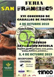 Feria de San Francisco, III Concurso-exposición avícola y XVI Concurso de caballo de pastos 2019 en Tineo