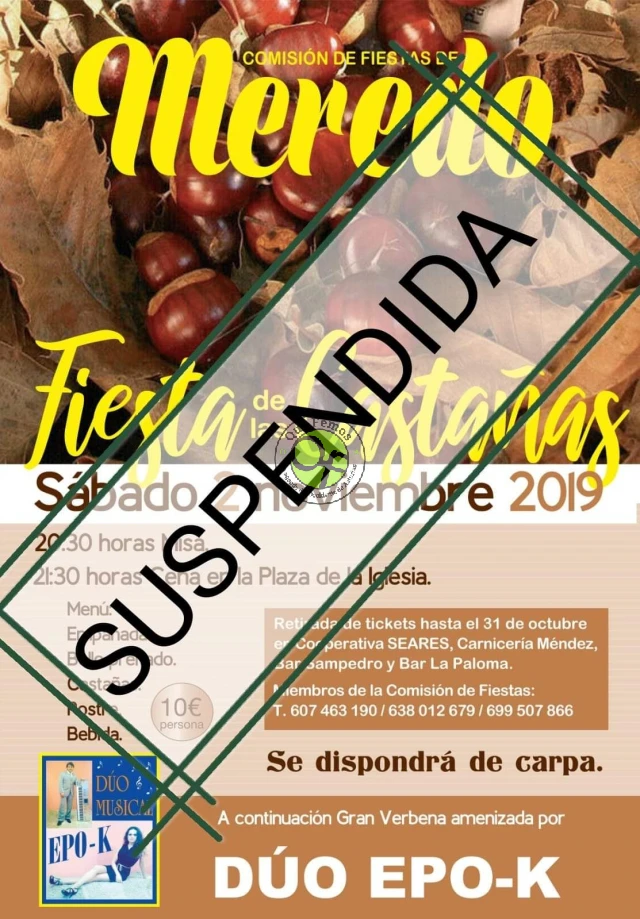Fiesta de las Castañas 2019 en Meredo (SUSPENDIDA)