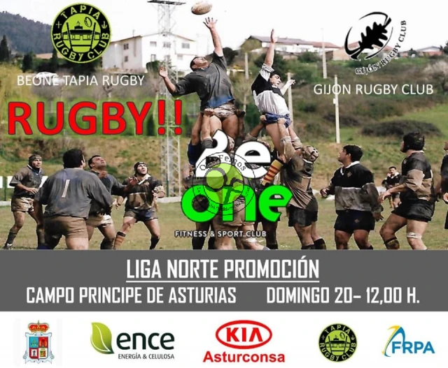 Liga Norte Promoción de Rugby: Gijón Rugby Club vs BeOne Tapia Rugby