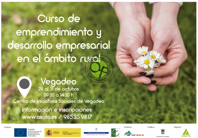 Curso sobre emprendimiento y desarrollo empresarial en Vegadeo