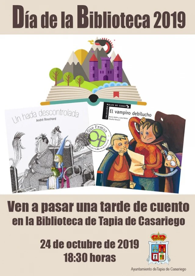 Día de la Biblioteca 2019 en Tapia de Casariego