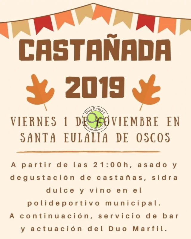 Gran Castañada 2019 en Santalla