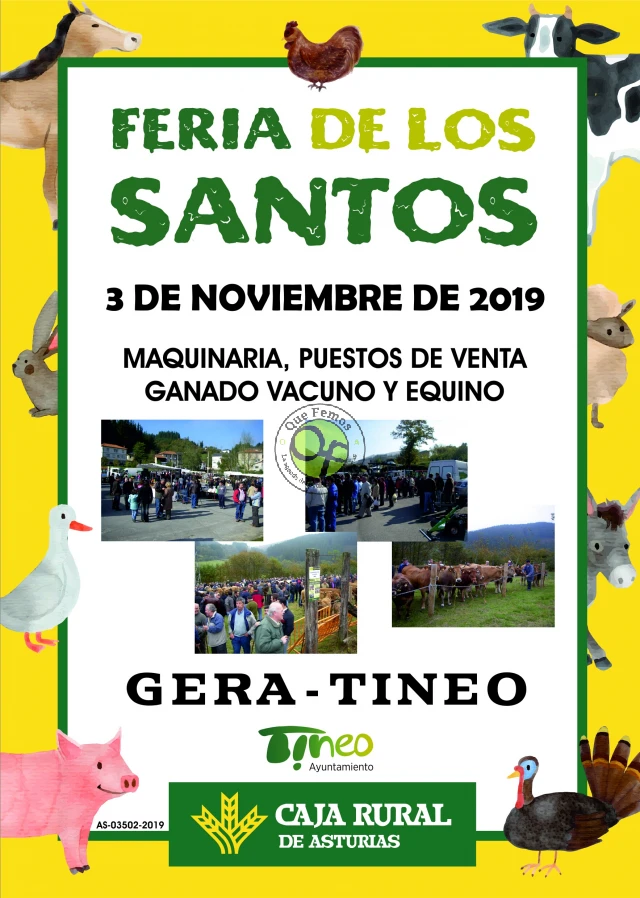 Feria de los Santos 2019 en Xera/Gera