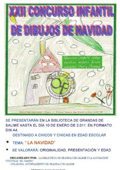 XII Concurso Infantil de Dibujos de Navidad en Grandas