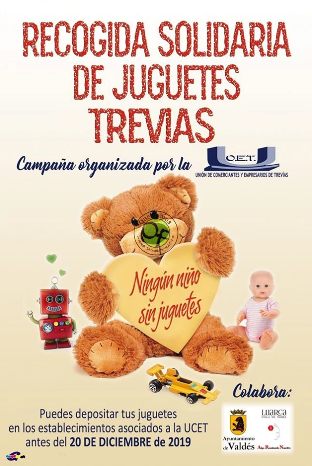Recogida solidaria de juguetes en Trevías: Navidad 2019