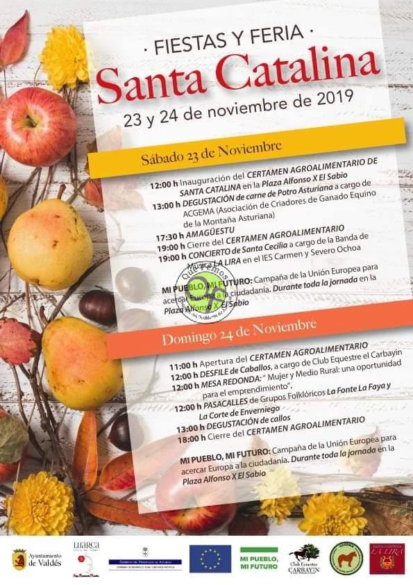 Fiestas y feria de Santa Catalina 2019 en Luarca