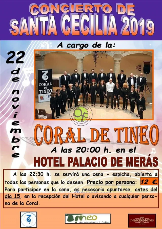Concierto de Santa Cecilia 2019 con la Coral de Tineo