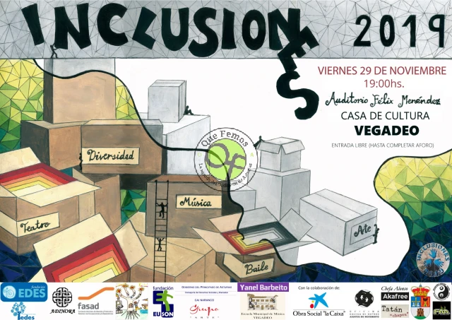 Festival Inclusiones 2019 de la Fundación EDES en Vegadeo