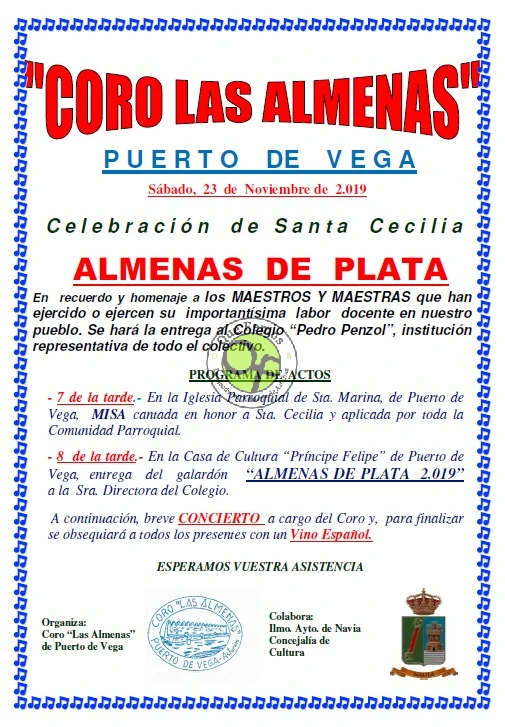 Entrega de las Almenas de Plata 2019 en Puerto de Vega