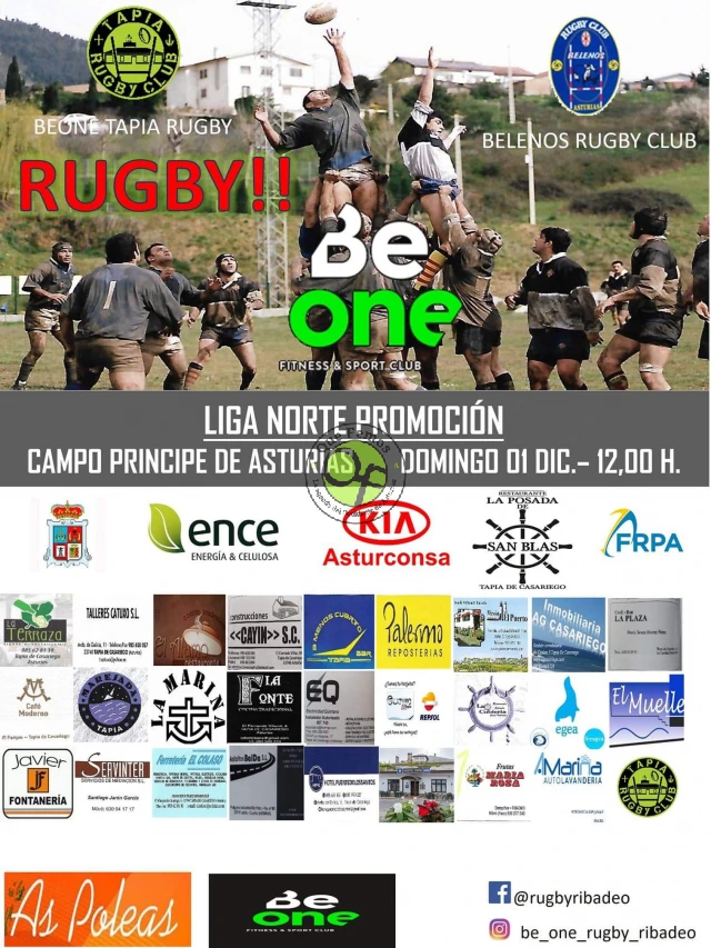 Liga Norte Promoción de Rugby en Tapia