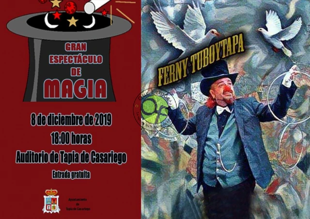Espectáculo de magia con Ferny Tuboytapa en Tapia