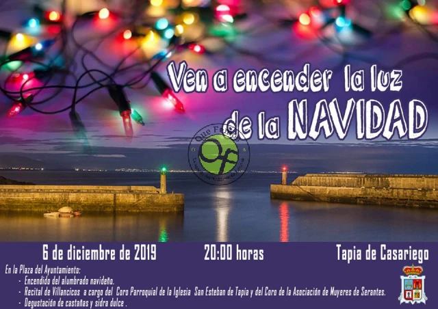 En Tapia encenderán su árbol de Navidad el próximo viernes