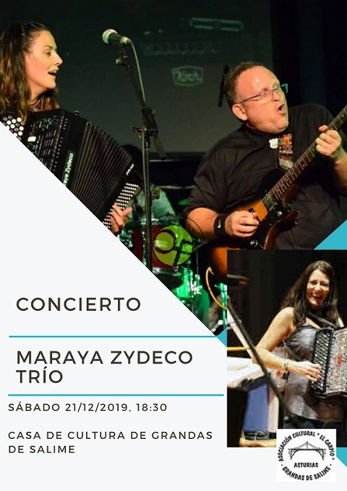 Grandas de Salime acoge un concierto de Maraya Zydeco Trío
