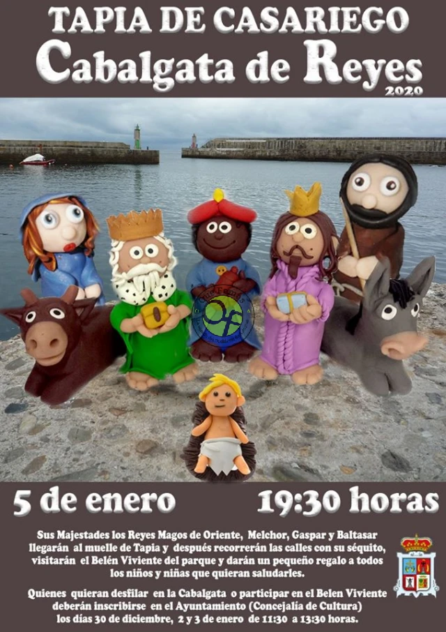 Cabalgata de los Reyes Magos 2020 en Tapia de Casariego