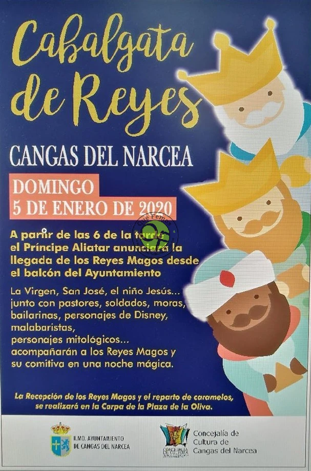 Cabalgata de los Reyes Magos 2020 en Cangas del Narcea
