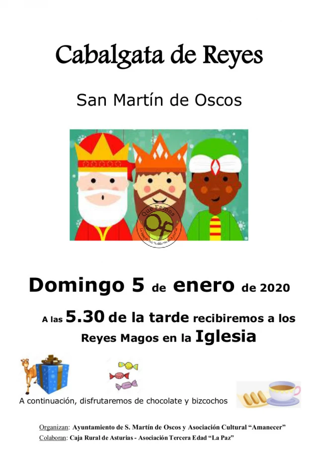 Cabalgata de los Reyes Magos 2020 en San Martín de Oscos