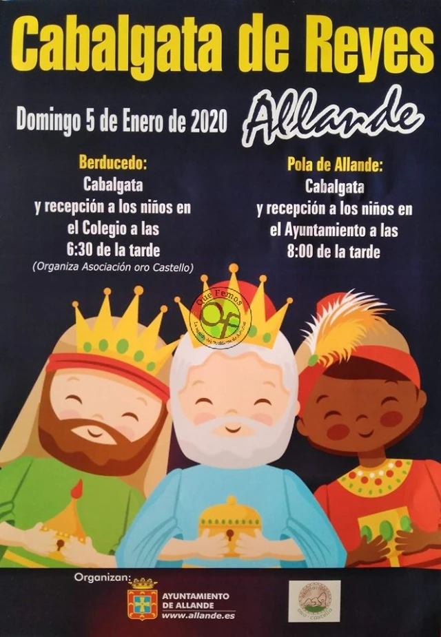 Cabalgata de los Reyes Magos 2020 en Berducedo y Pola de Allande