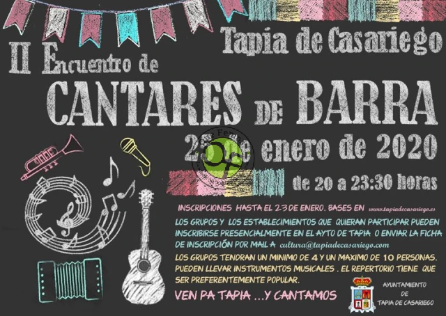 II Encuentro de Cantares de Barra 2020 en Tapia de Casariego
