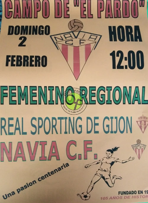 Femenino Regional en Navia: Navia C.F-Real Sporting de Gijón