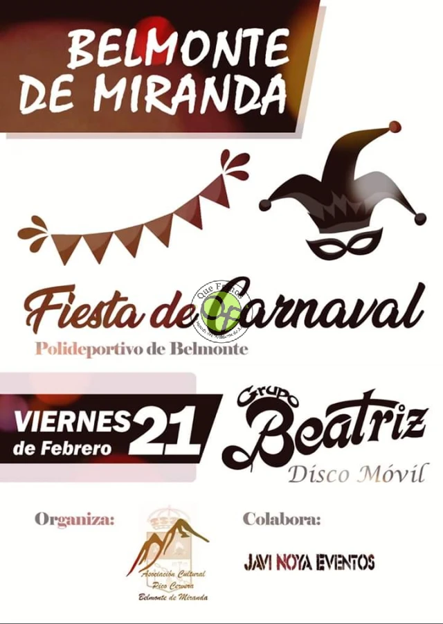 Fiesta de Carnaval 2020 en Belmonte de Miranda
