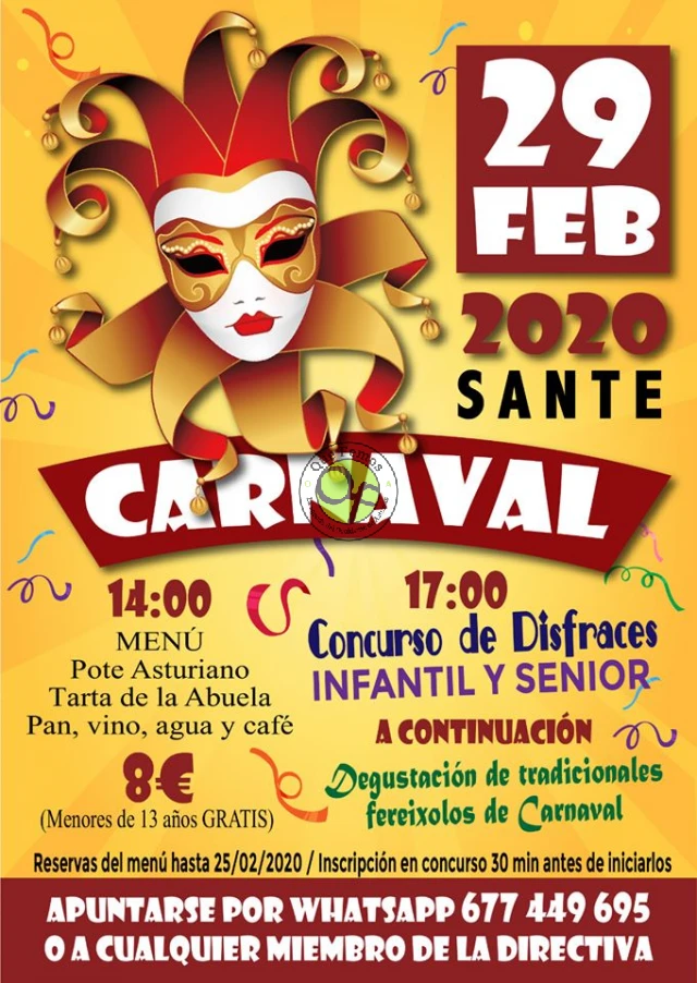 Carnaval 2020 en Sante
