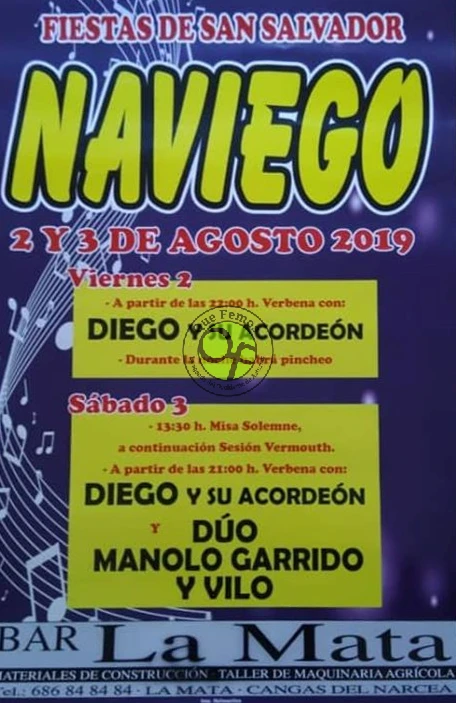 Fiestas de San Salvador 2019 en Naviego