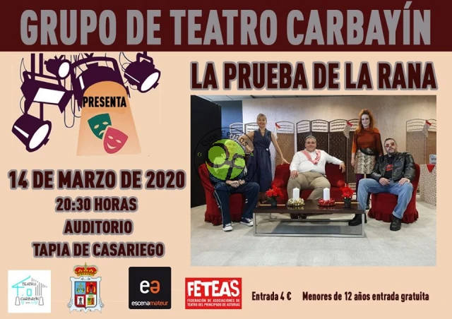 El Grupo de Teatro Carbayín visita Tapia con 