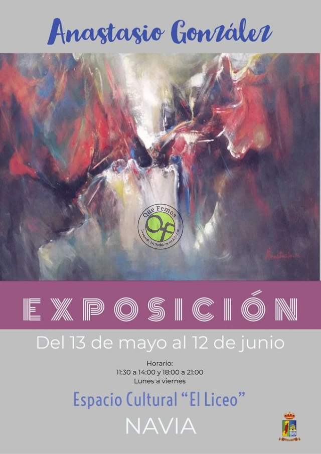 Exposición de Anastasio González en El Liceo de Navia