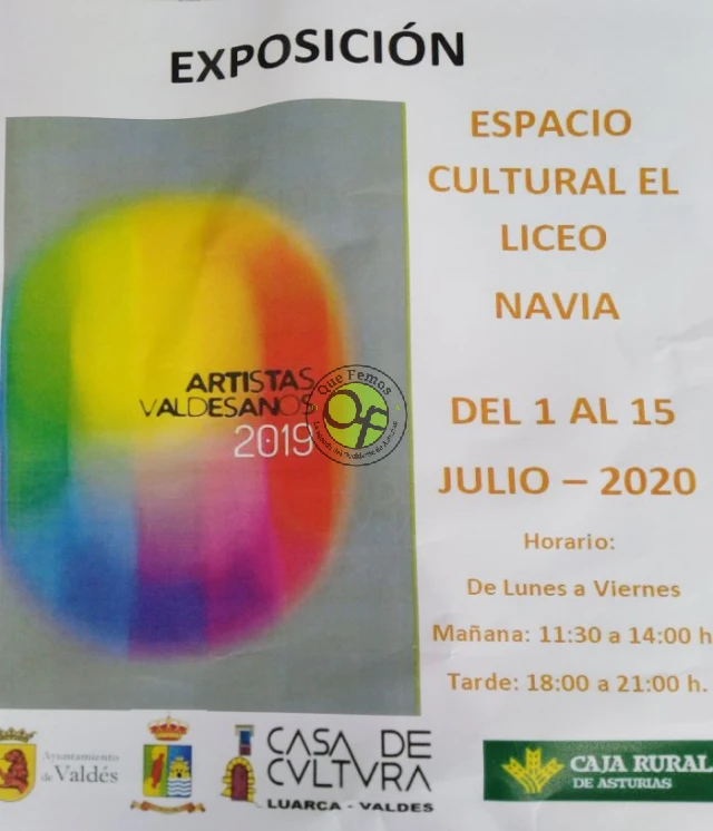 La Exposición de Artistas Valdesanos 2019 visita Navia