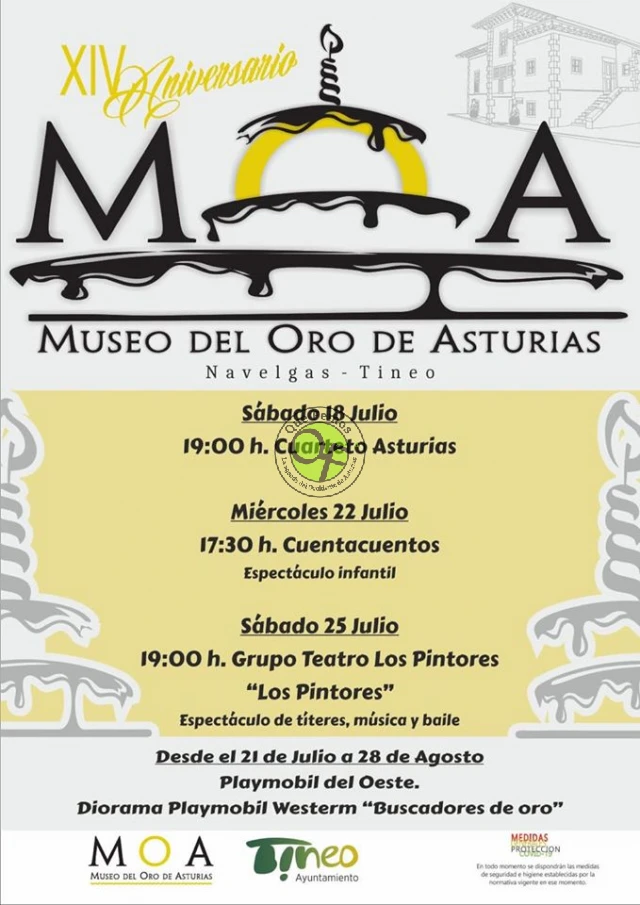 XIV Aniversario del Museo del Oro de Asturias