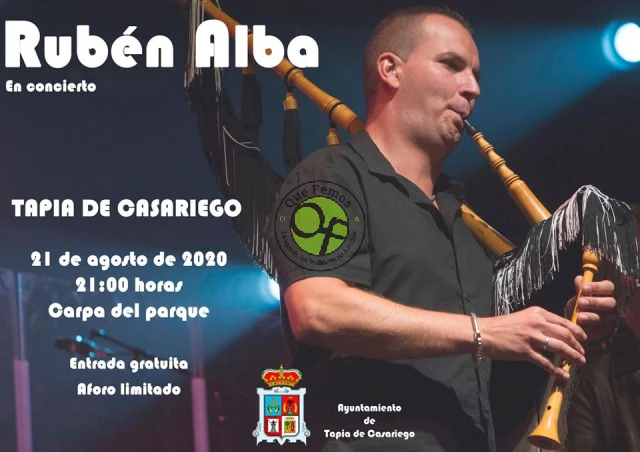 Concierto de Rubén Alba en Tapia