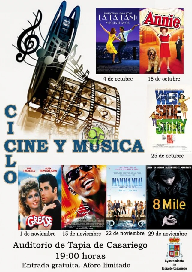 Ciclo de cine en Tapia