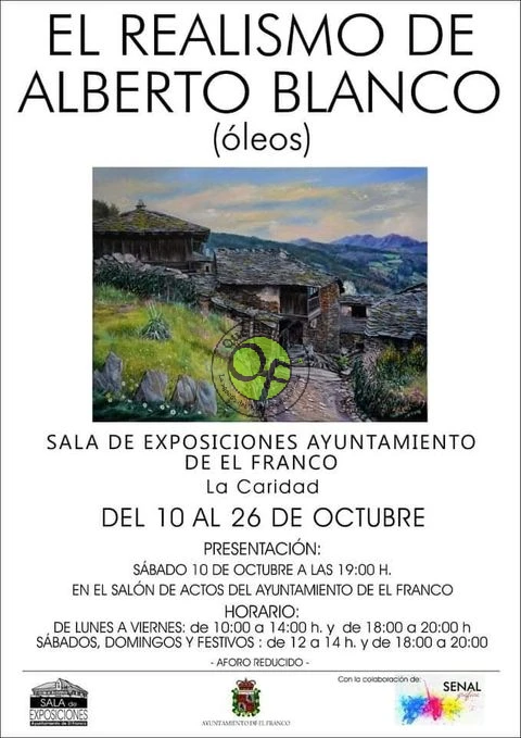 Exposición de Alberto Blanco en El Franco