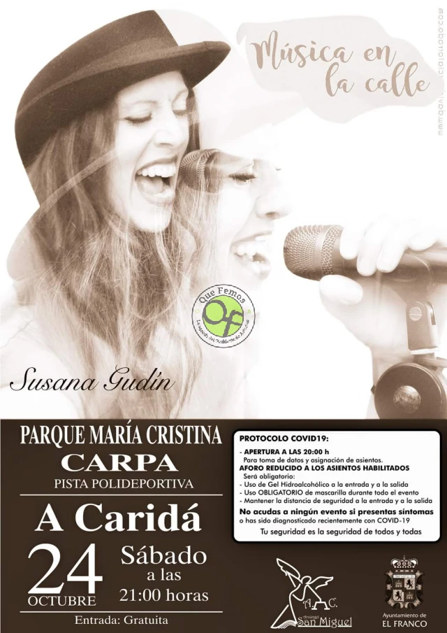 Música en la calle en A Caridá con Susana Gudín