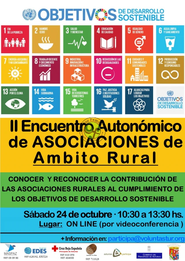 El próximo sábado se celebrará de forma virtual el II Encuentro Autonómico de Asociaciones de Ámbito Rural 2020