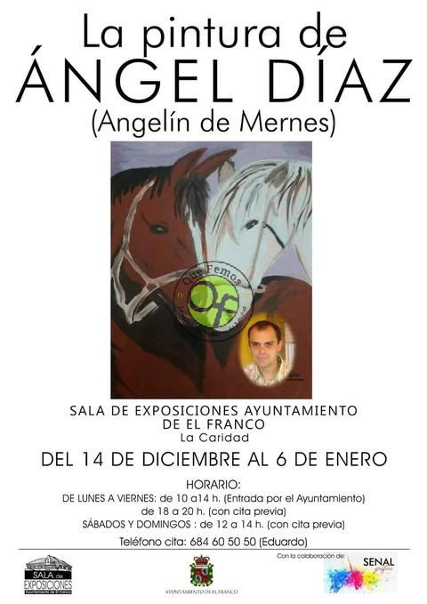 Exposición de pintura de Ángel Díaz en El Franco