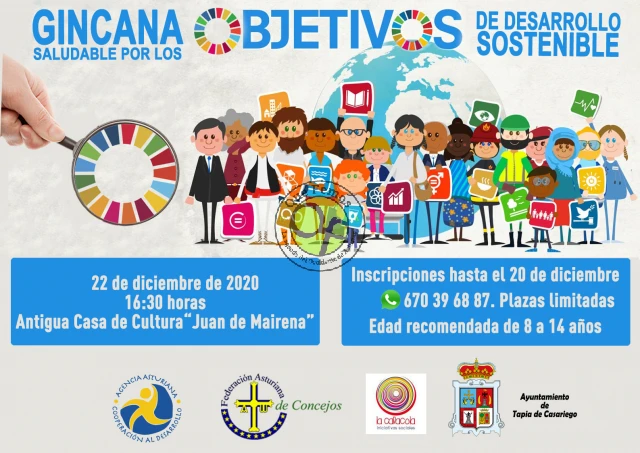 Tapia celebra una Gincana Saludable por los Objetivos de Desarrollo Sostenible