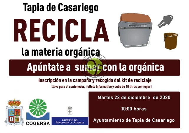 Tapia de Casariego recicla la materia orgánica
