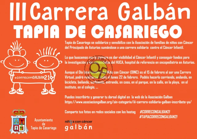 III Carrera Galbán 2021 virtual en Tapia de Casariego