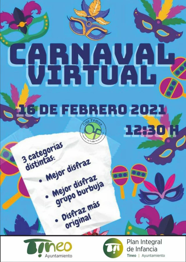 Carnaval virtual 2021 en Tineo