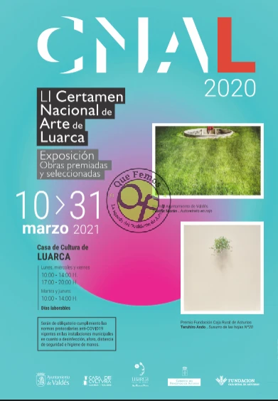 Exposición de obras del LI Certamen Nacional de Arte de Luarca (CNAL) 2020