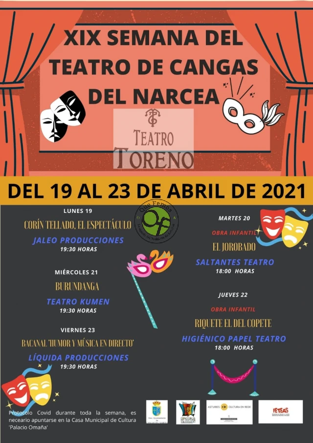 XIX Semana del Teatro 2021 en Cangas del Narcea