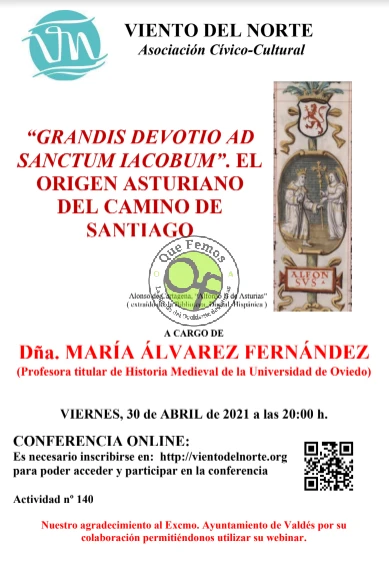 La Asociación Viento del Norte organiza una nueva conferencia de la mano de María Álvarez Fernández