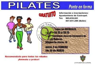 Curso de Pilates en Castropol