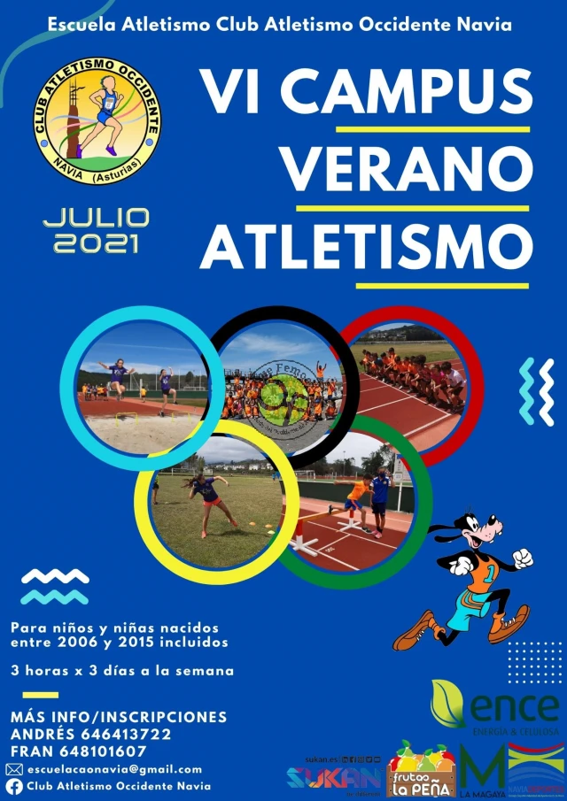 VI Campus de Verano Escuela Club Atletismo Occidente